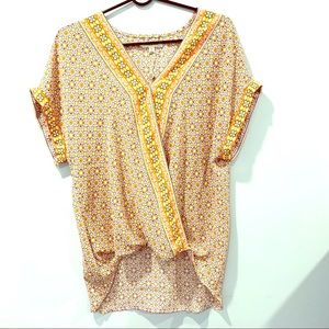 Max Studio Short Sleve Blouse XL